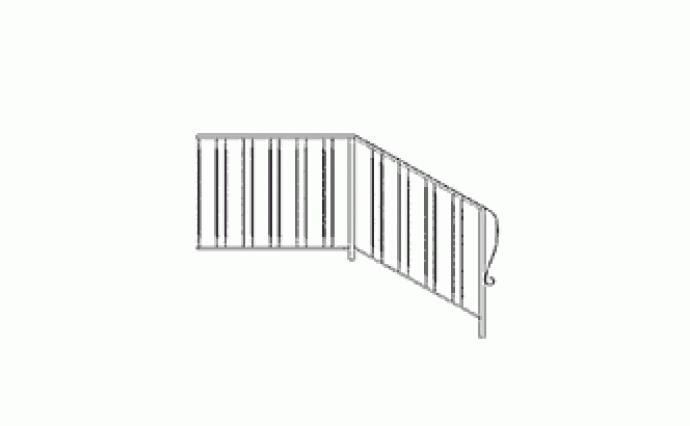 Кованые лестницы - Кованая лестница R-019